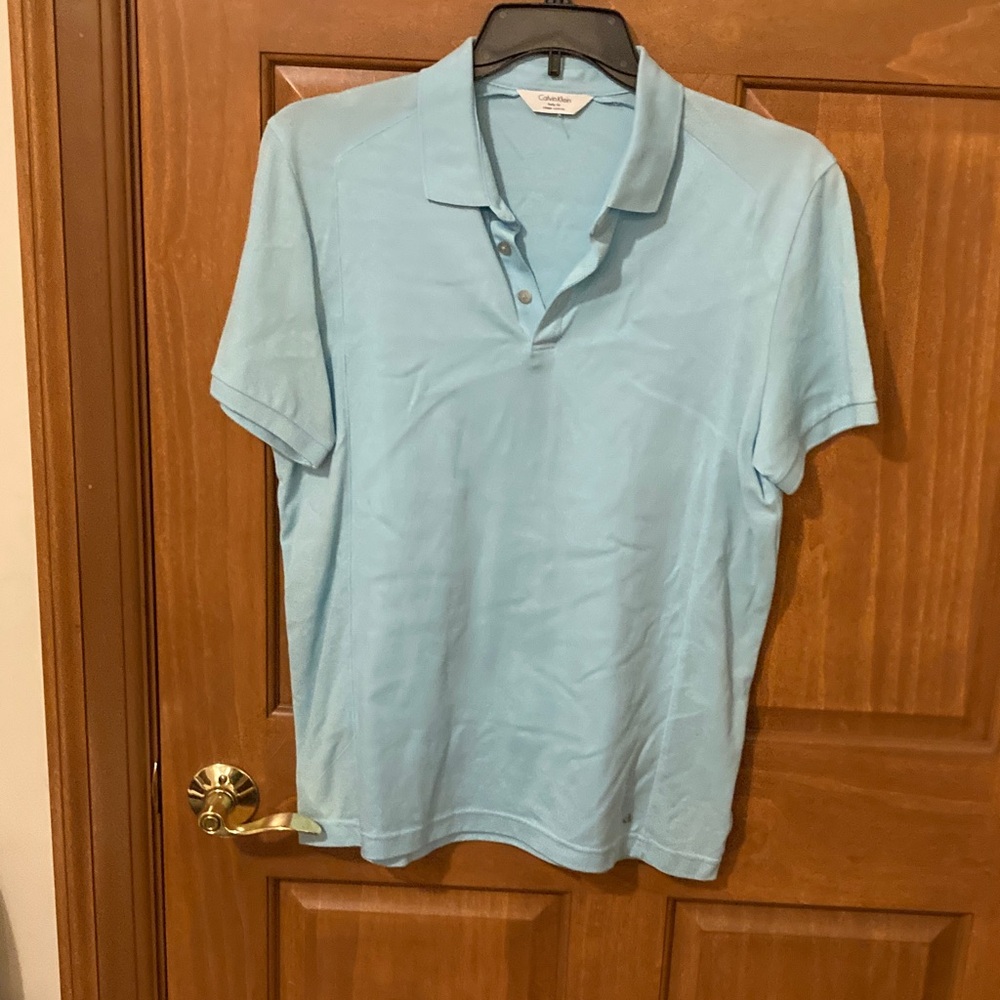 Calvin Klein Sky Blue Polo Shirt